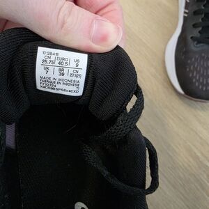 Asics Black and White Women's Athletic Sneakers